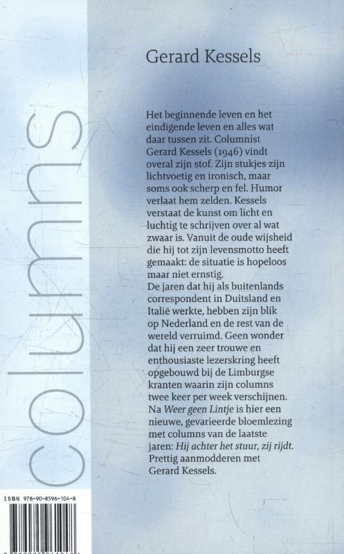 Hij achter het stuur, zij rijdt achterkant