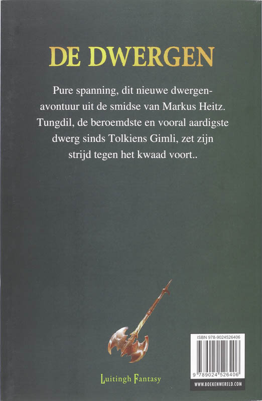 De Wraak Van De Dwergen achterkant