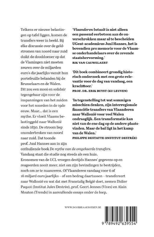 Vlaanderen betaalt achterkant
