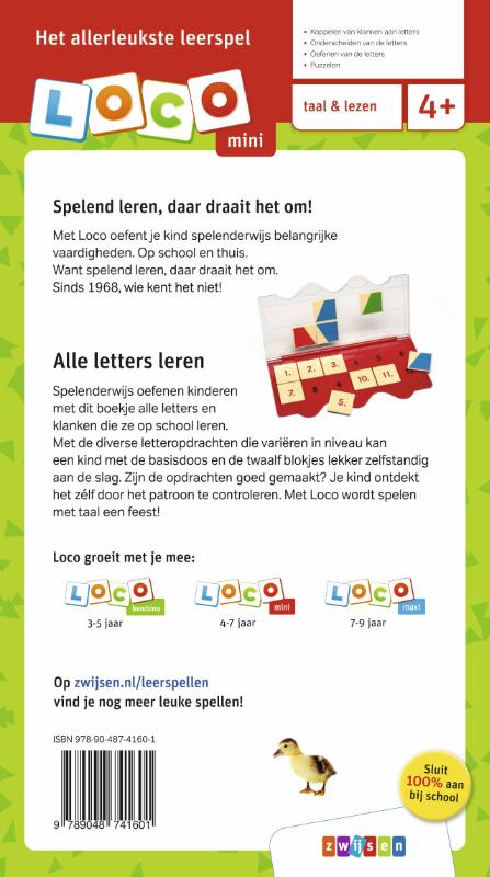 Loco Mini  -   Ik leer alle letters achterkant