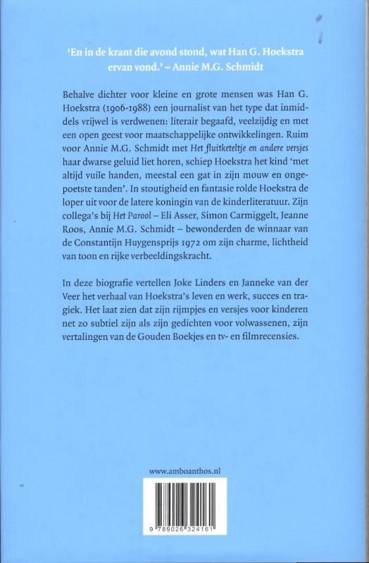 Han. G. Hoekstra achterkant