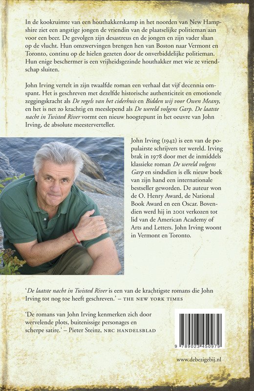 De laatste nacht in Twisted River achterkant