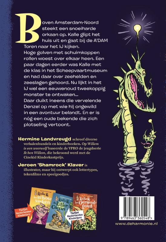 Kalle en het monster van Noord achterkant