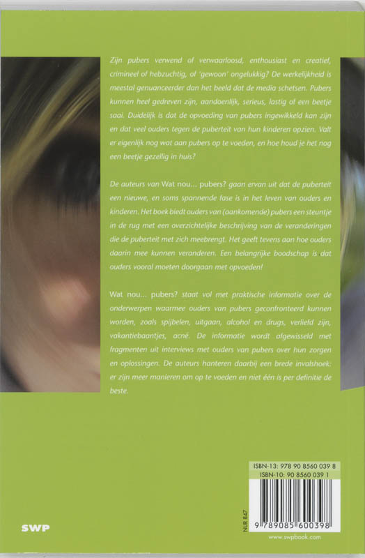Wat nou ... pubers? achterkant