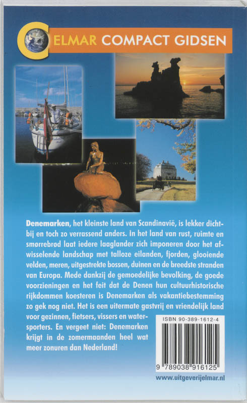 Compactgids / Denemarken / Elmar Compactgidsen achterkant