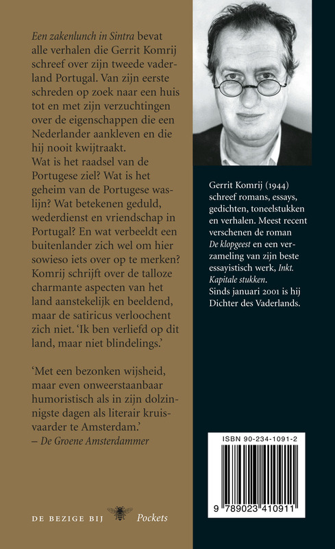 Een zakenlunch in Sintra achterkant