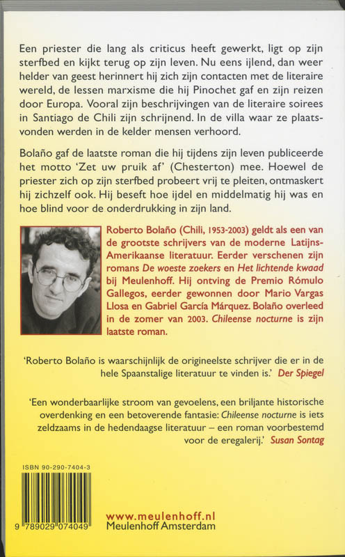 Chileense nocturne achterkant