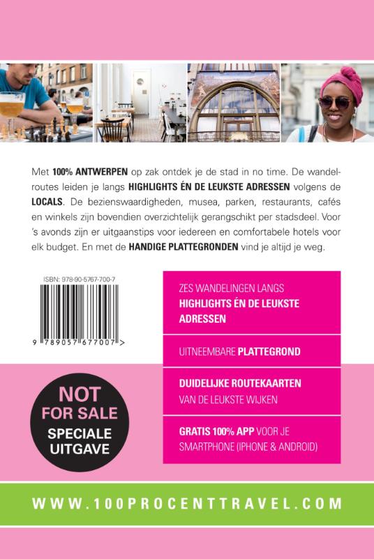 100% Antwerpen / 100% stedengidsen achterkant
