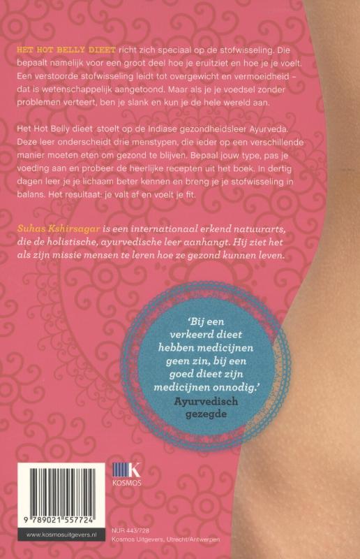 Het Hot Belly Dieet achterkant