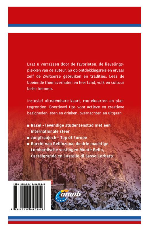 Ontdek Zwitserland / ANWB Ontdek reisgids achterkant