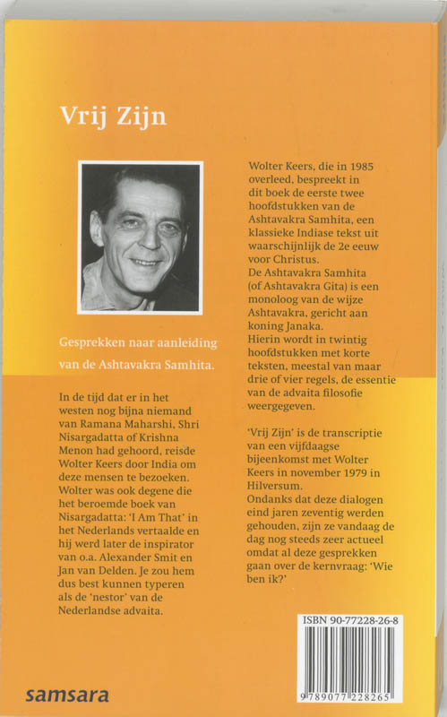 Vrij zijn achterkant