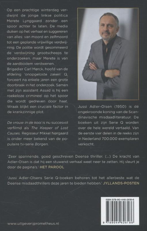 De vrouw in de kooi achterkant