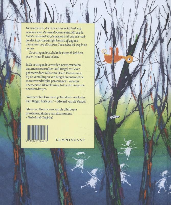 De zoute goudvis achterkant