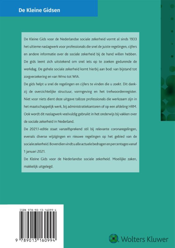 De Kleine Gids voor de Nederlandse sociale zekerheid 2021.1 achterkant