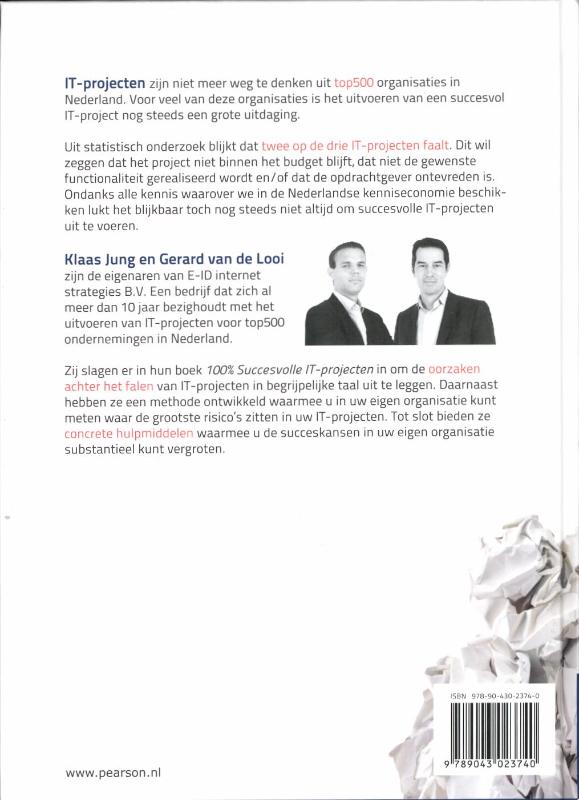 100% Succesvolle It-Projecten achterkant