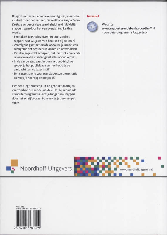 Rapporteren de Basis achterkant