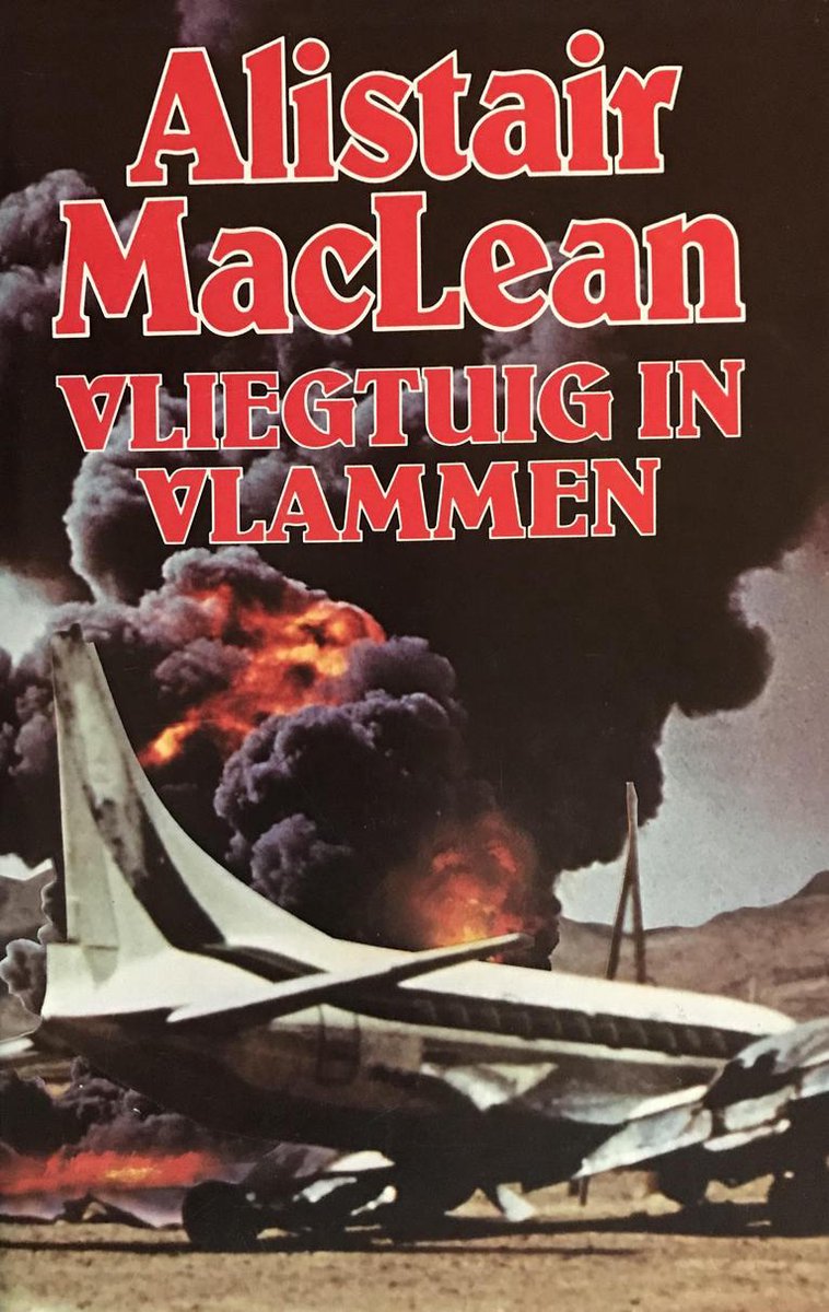 Vliegtuig in vlammen