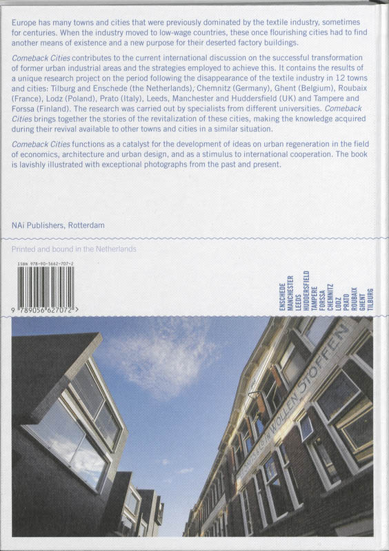 Comeback Cities achterkant