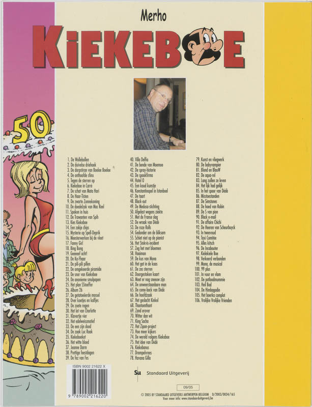 Afgelast wegens ziekte / De Kiekeboes / 50 achterkant