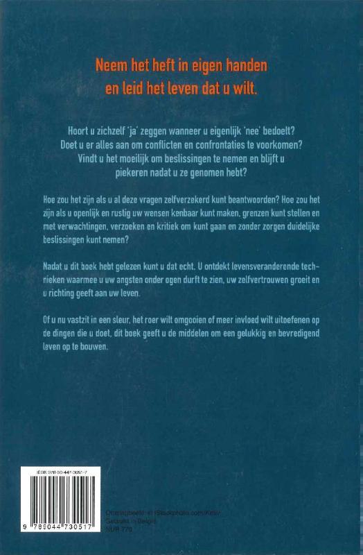 Assertiviteit achterkant