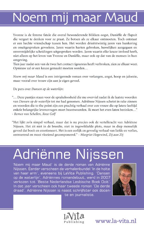 Noem mij maar Maud achterkant