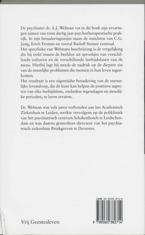 De menselijke levensloop achterkant