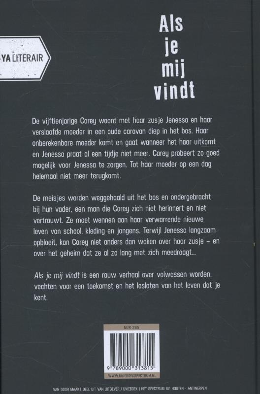 Als je mij vindt achterkant