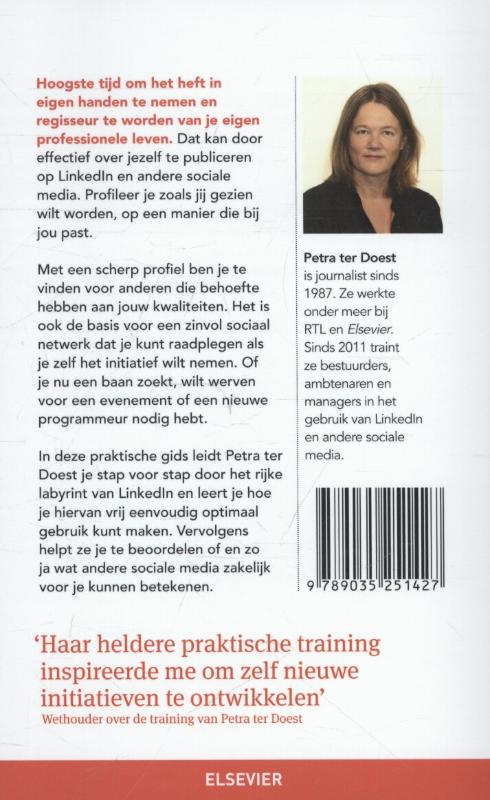 Publiceren over jezelf. Aan de slag met LinkedIn achterkant