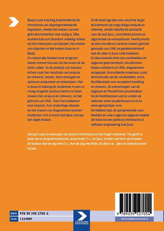 OO-Programmeren in Java met BlueJ achterkant