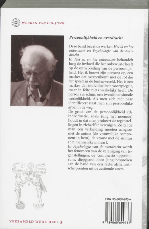 Persoonlijkheid en overdracht / en overdracht / Verzameld werk C.G. Jung / 3 achterkant