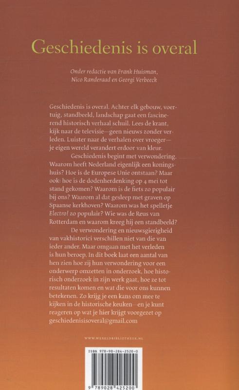 Geschiedenis is overal achterkant