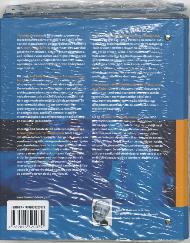 Training als beroep set / 2 Oefeningen in sociale vaardigheid achterkant