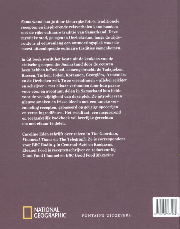 Samarkand. Verhalen en recepten uit Centraal-Azië achterkant
