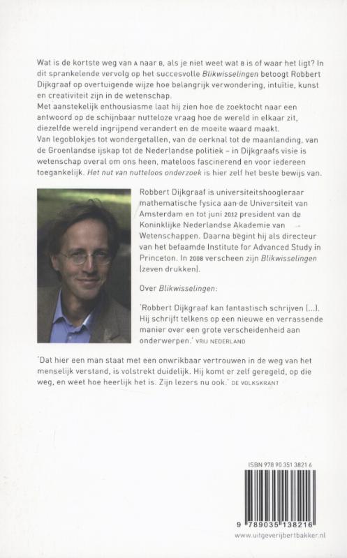 Het nut van nutteloos onderzoek achterkant