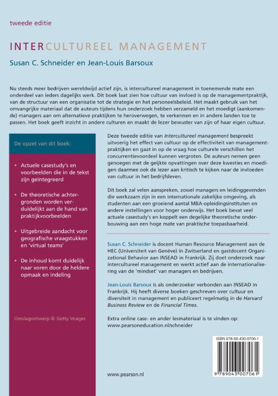 Intercultureel management achterkant