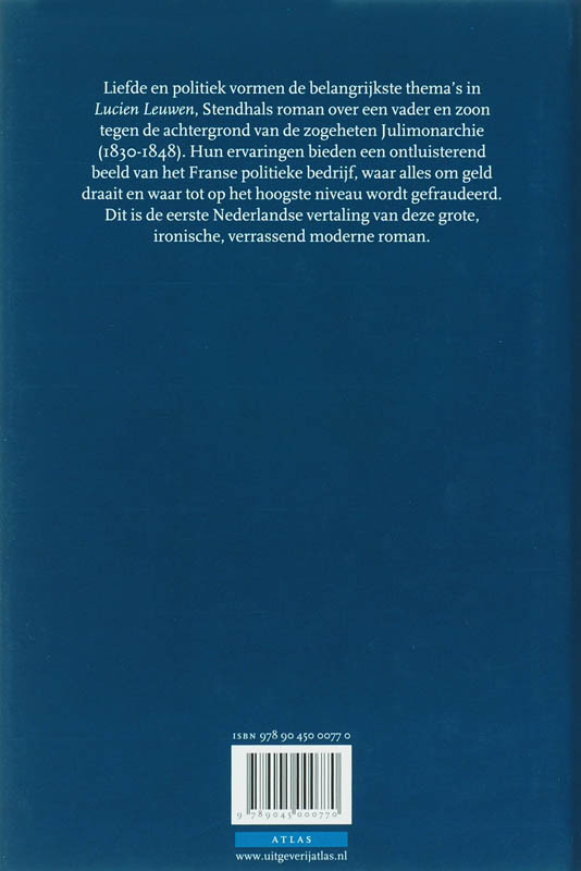 Lucien Leuwen achterkant