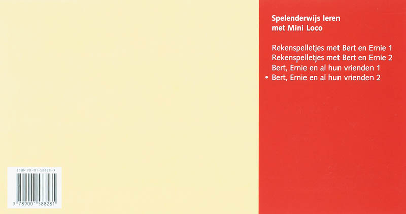 Mini Loco Elmo Tommie En Al Hun Vrienden achterkant