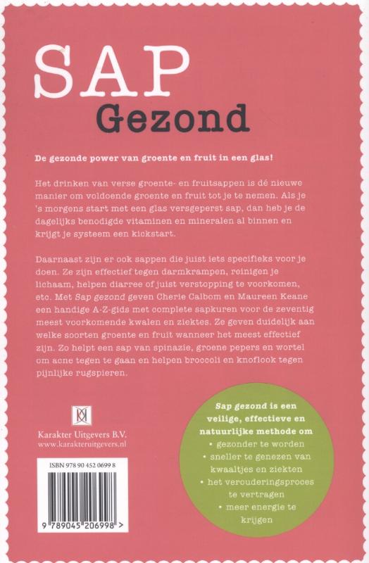 Sap gezond achterkant