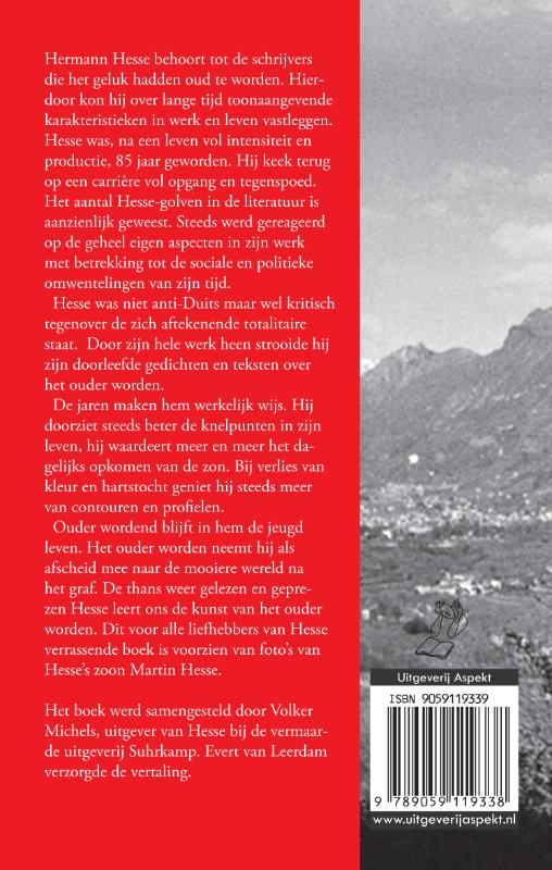 De kunst van het ouder worden achterkant