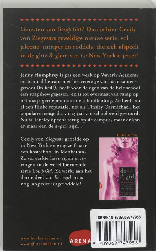 Schaamteloos / It-girl / 1 achterkant