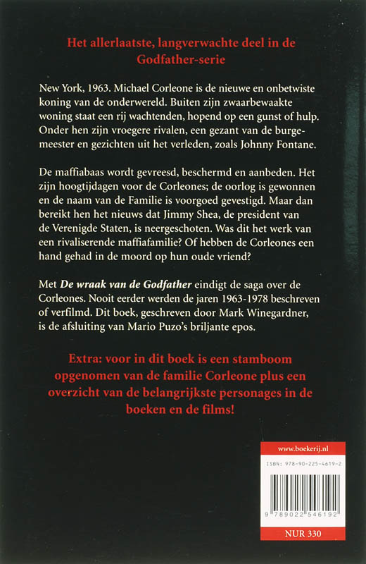 De Wraak Van De Godfather achterkant
