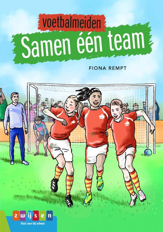Voetbalmeiden Samen één team / Leesserie Estafette