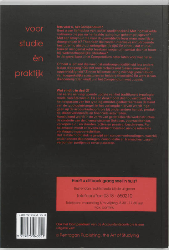 Compendium van de accountantscontrole 2 achterkant