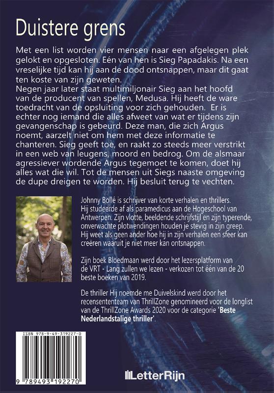 Duistere grens achterkant