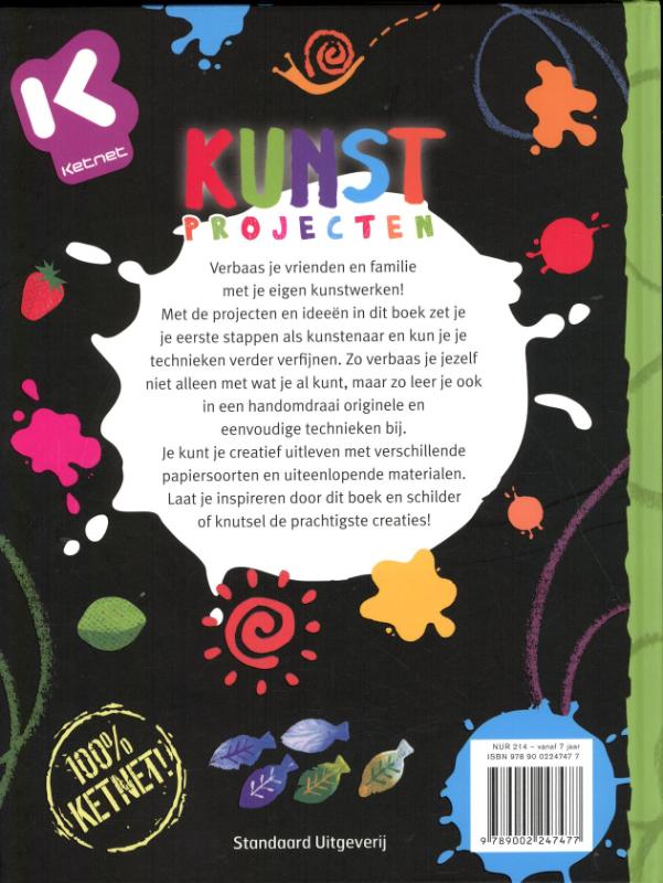 Ketnet Knutsel, Schilder- En Tekenkunst achterkant