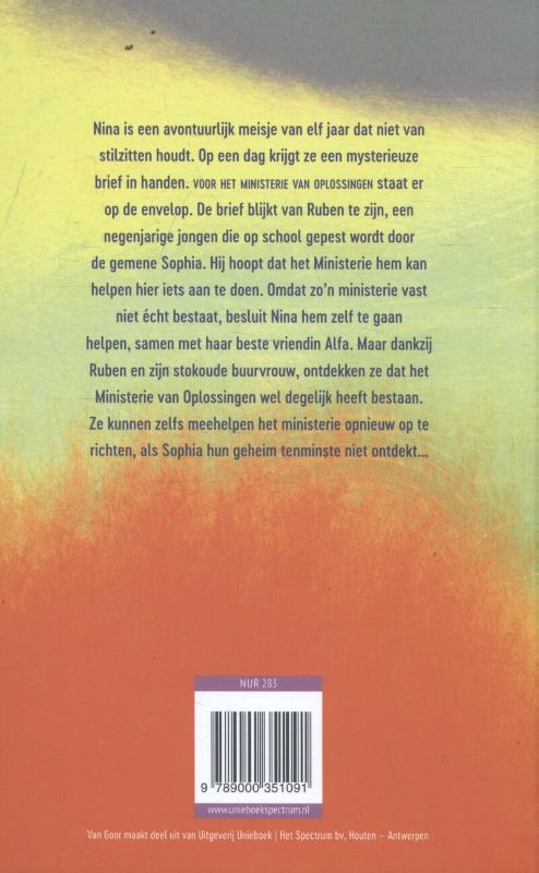 Het Ministerie van Oplossingen 1 achterkant