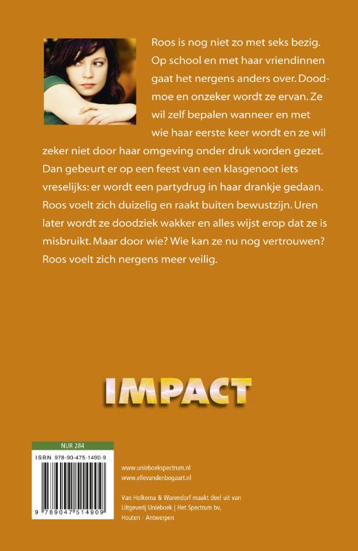Verdoofd / Impact Serie achterkant
