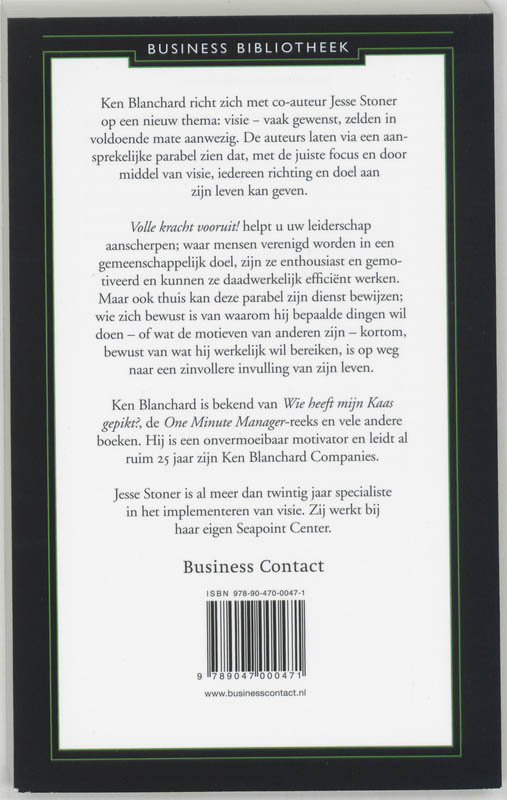 Volle kracht vooruit achterkant