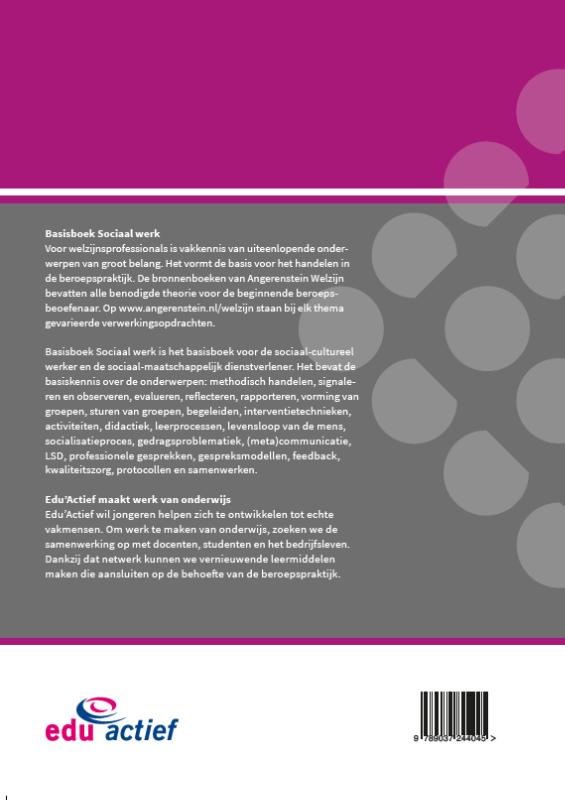 Basisboek sociaal werk achterkant