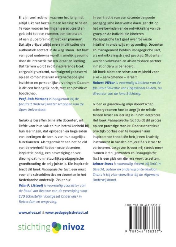 Pedagogische tact achterkant